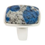 Anillo de plata con jaspe pequeño de Tabata Morgana