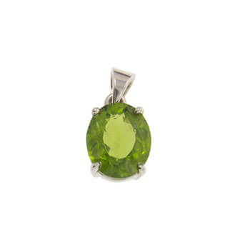 Colgante de plata con peridoto de Tabata Morgana